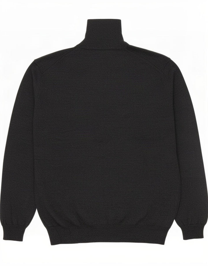 Marks & Spencer Męski sweter z golfem XL, szary, akrylowy