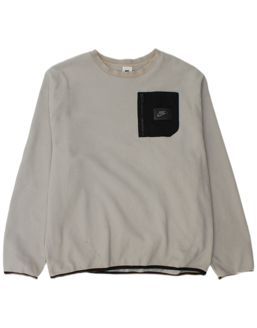 Męski sweter polarowy Nike XL, szary, poliester