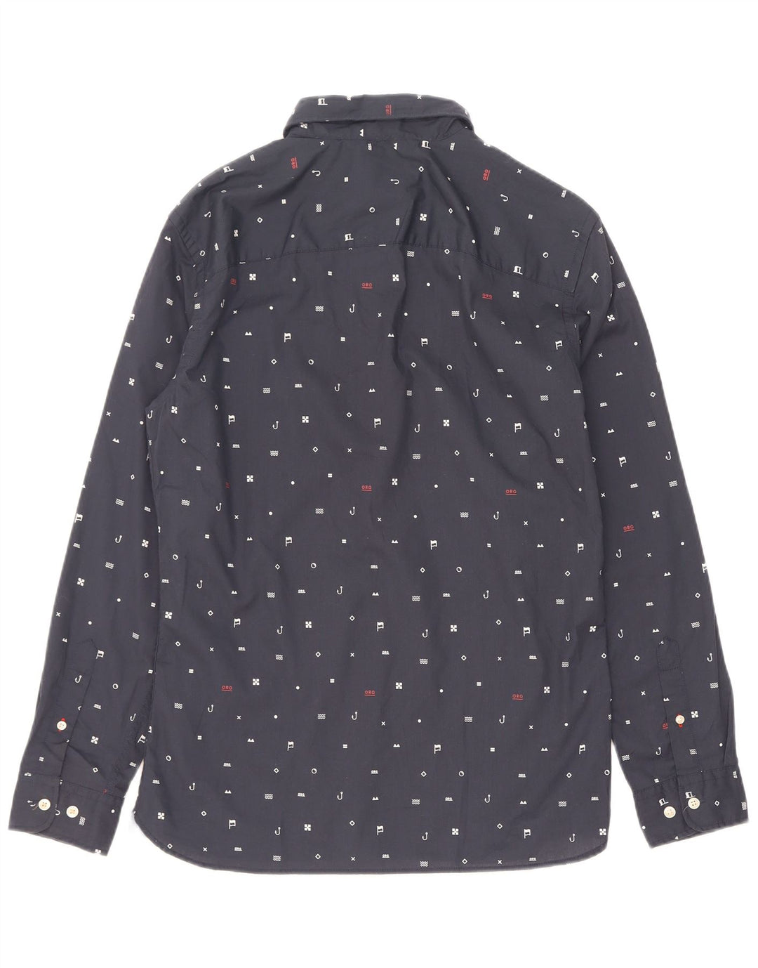 Koszula męska Jack & Jones w abstrakcyjny wzór, średni granatowy poliester