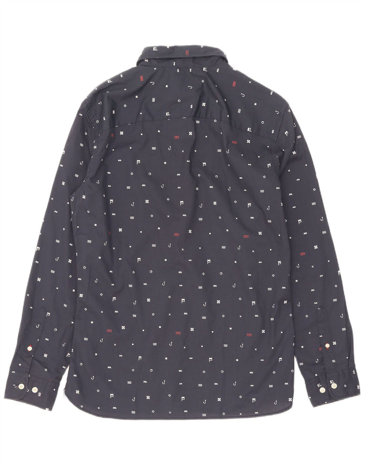 Koszula męska Jack & Jones w abstrakcyjny wzór, średni granatowy poliester