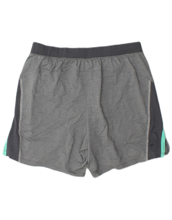 Damskie spodenki sportowe Under Armour UK 16, duże, szare, z blokami kolorów