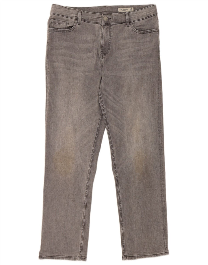 Marks & Spencer Damskie The Sienna Straight Jeans UK 14 Medium W32 L28 Szare