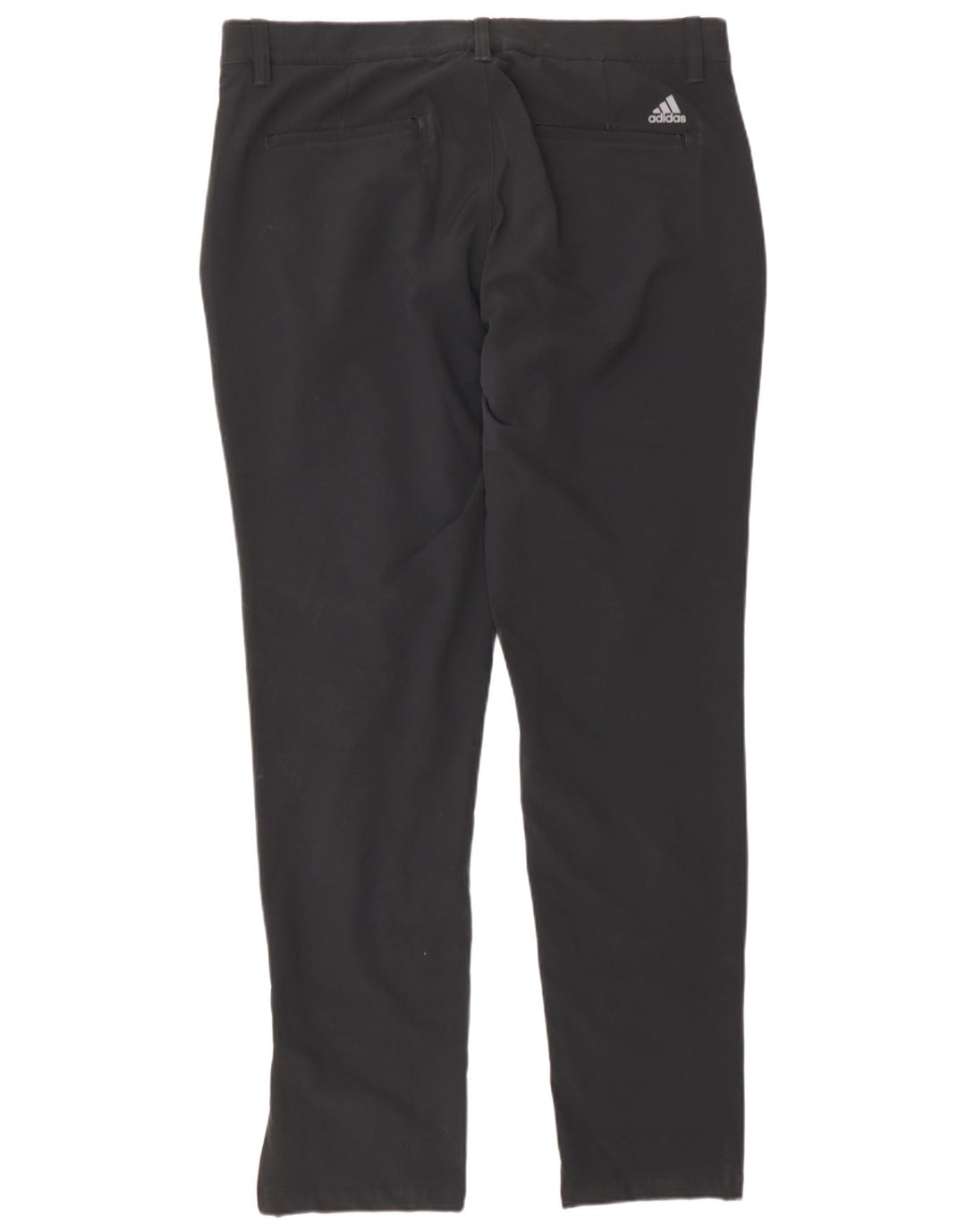Męskie spodnie Chino Adidas Slim W34 L32 Czarny poliester