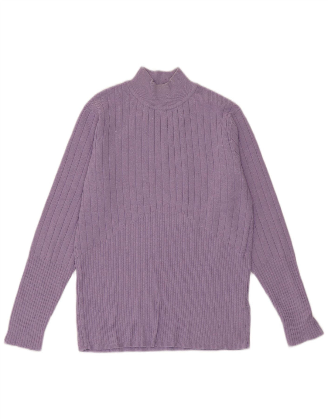 Marks & Spencer Damski sweter z golfem, UK 12, średni fiolet