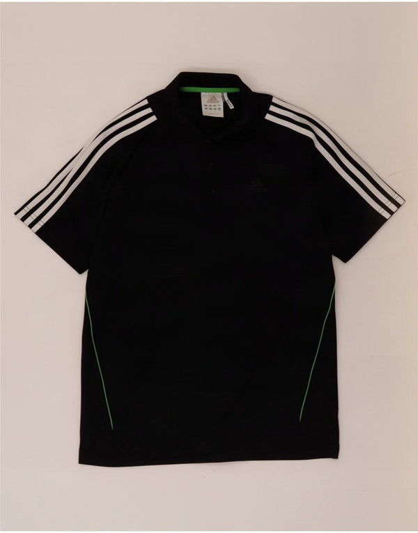 Męska koszulka polo Adidas Climacool, mała, czarna, z poliestru