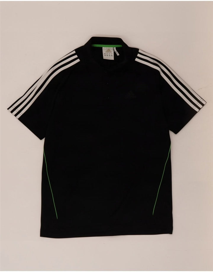 Męska koszulka polo Adidas Climacool, mała, czarna, z poliestru