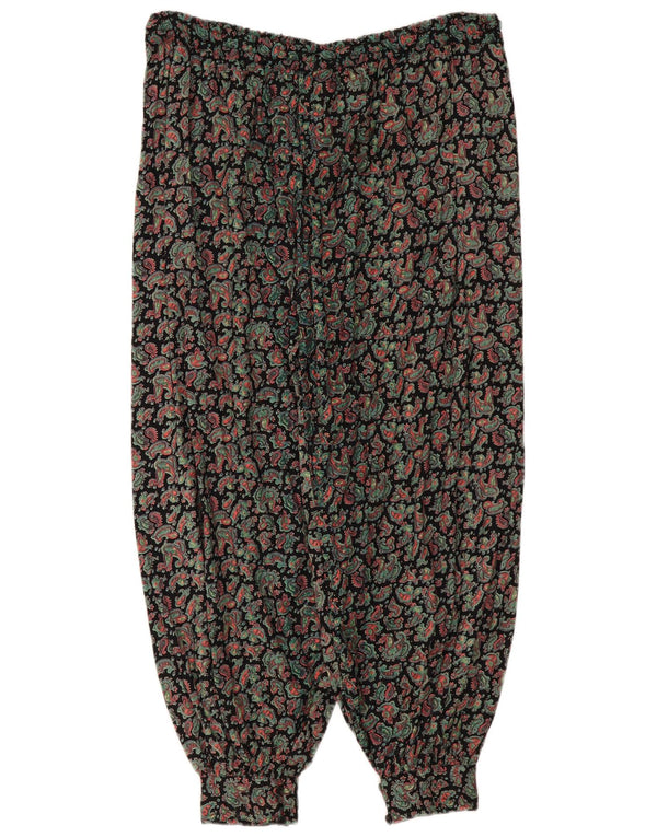 Damskie spodnie haremowe w stylu vintage, jeden rozmiar W36 L28, wielokolorowe paisley