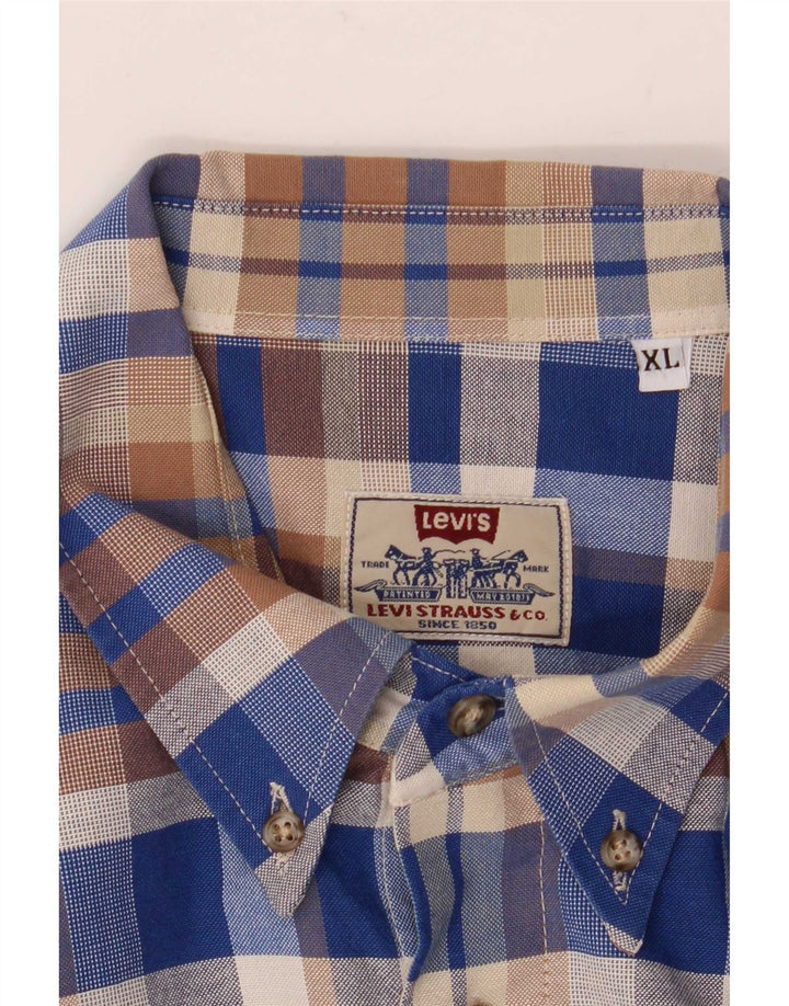 Koszula męska Levi's XL w niebieską kratkę