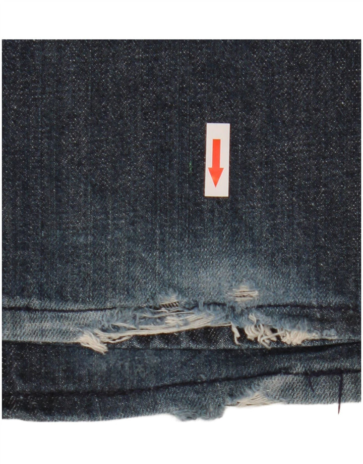 Męskie jeansy Levi's 506 Straight W38 L32 Niebieskie bawełniane