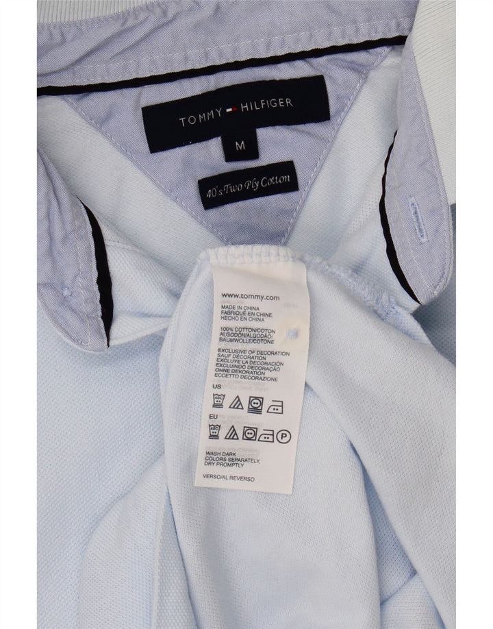 Męska koszulka polo Tommy Hilfiger w kolorze średnioniebieskim, bawełniana