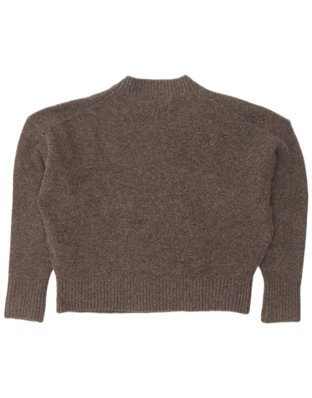 Damski sweter Zara Crop Oversize z okrągłym dekoltem UK 10 Small Grey