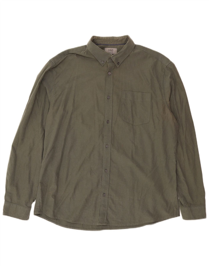 Marks & Spencer Koszula męska XL, bawełniana, khaki