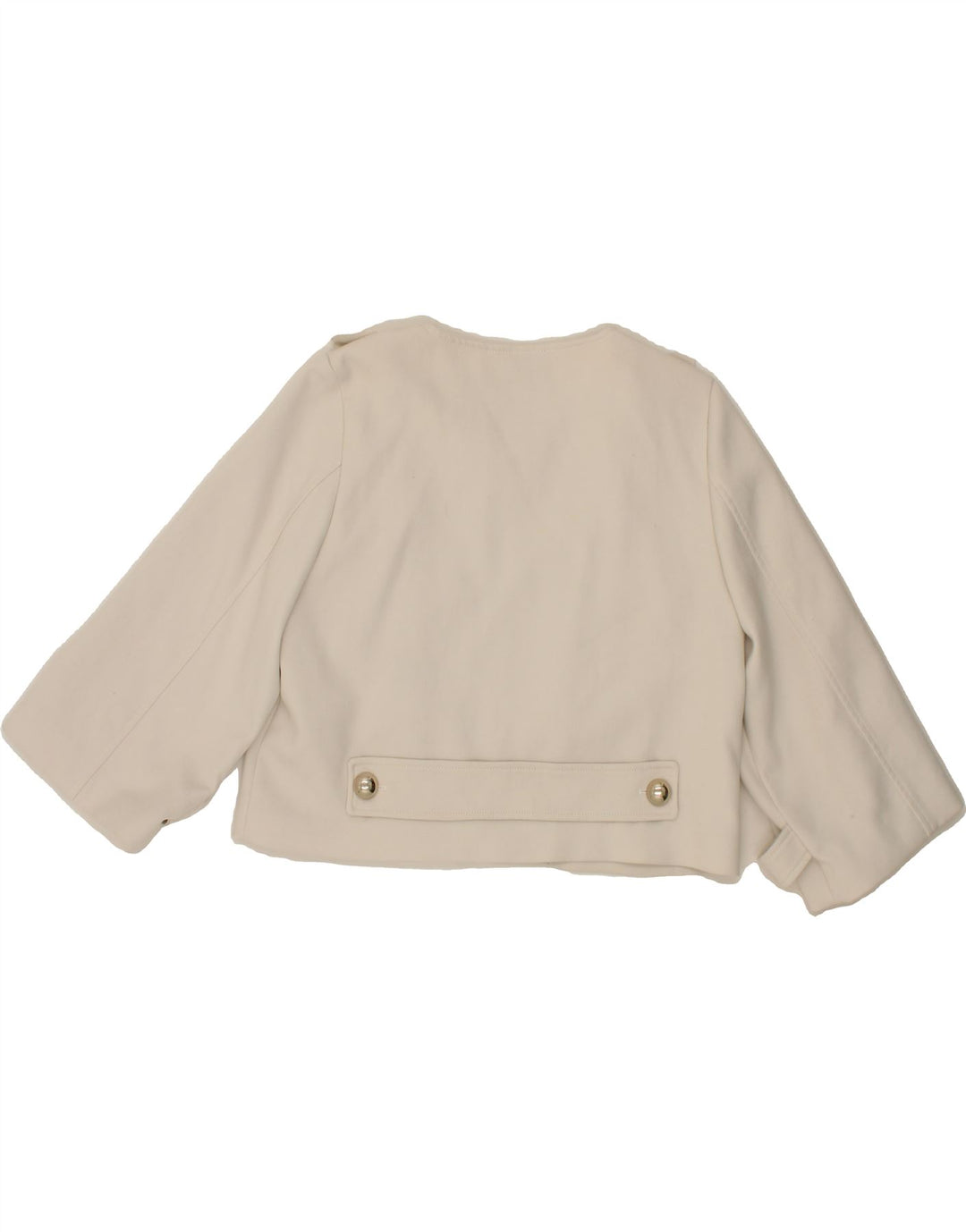 PINKO Womens Crop Blazer Jacket US 8 Medium White Polyester Vintage Pinko and Second-Hand Pinko from Messina Hembry 