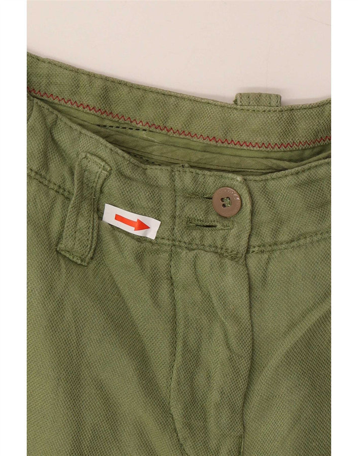 Murphy & Nye Damskie spodenki Chino Medium W28 Green Linen