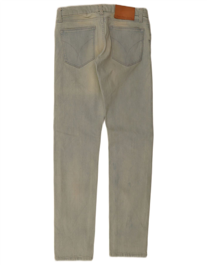 Damskie dżinsy Calvin Klein W25 L32 Niebieskie bawełniane