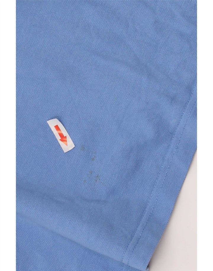 Crew Clothing Męska koszulka polo Średnio niebieska bawełniana w paski