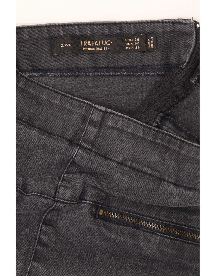 Spódnica mini jeansowa damska Zara EU 36 XS W26 szara