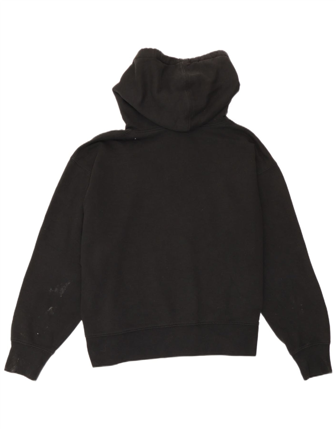 Damski sweter oversize z kapturem Zara UK 14, średni czarny, bawełniany