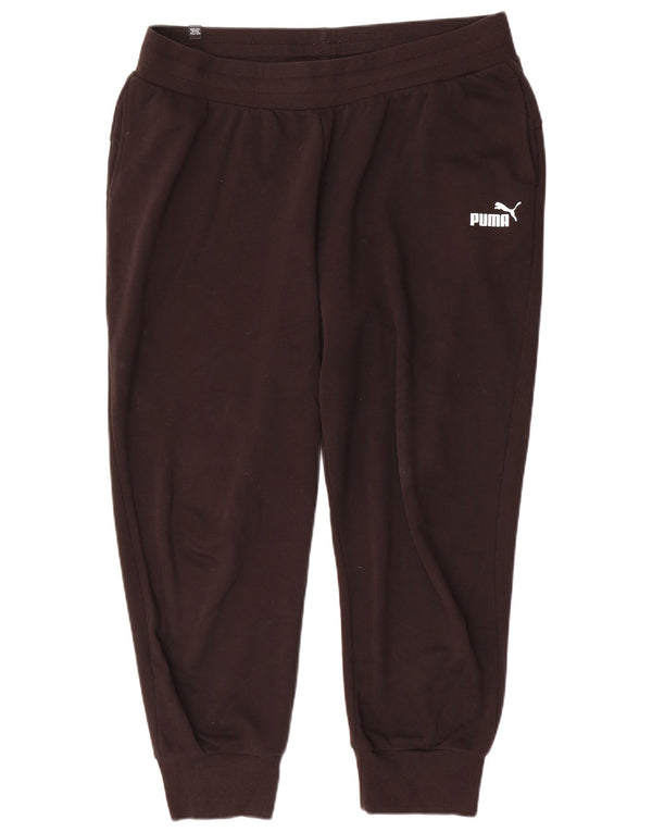 Damskie spodnie dresowe Puma Joggers UK 18 XL Czarna bawełna