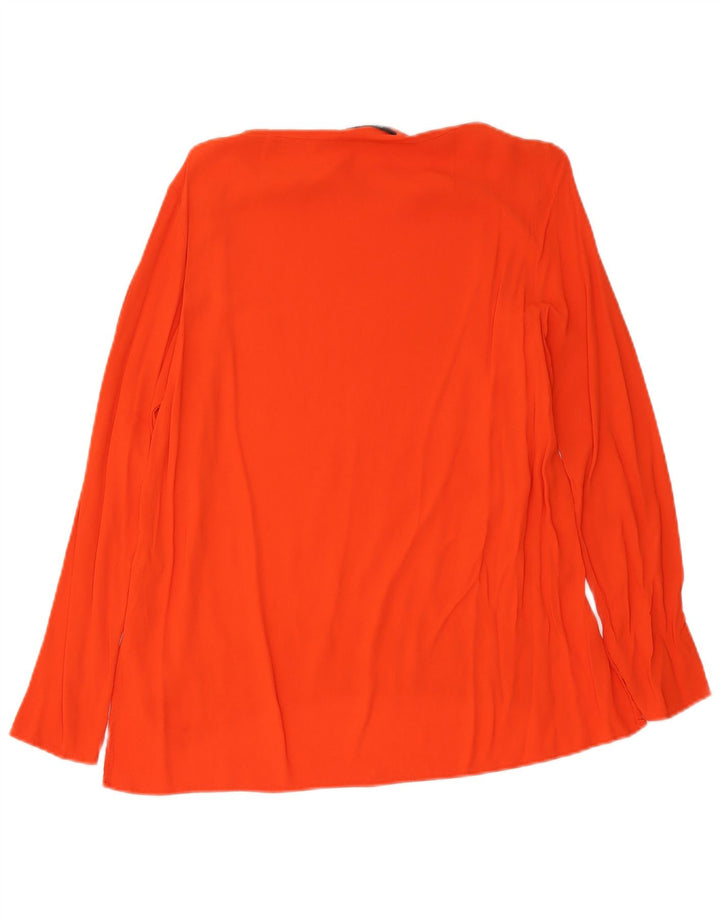 Bluzka damska Zara Top UK 14 Large czerwona wiskoza