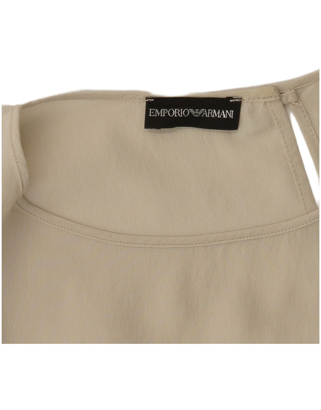 Bluzka damska Emporio Armani Top UK 14 Średni Beż