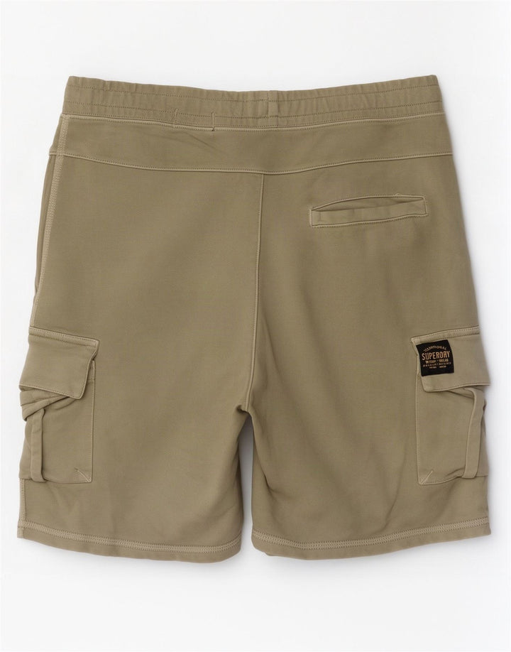 Męskie spodenki sportowe Superdry Cargo, średnia bawełna khaki