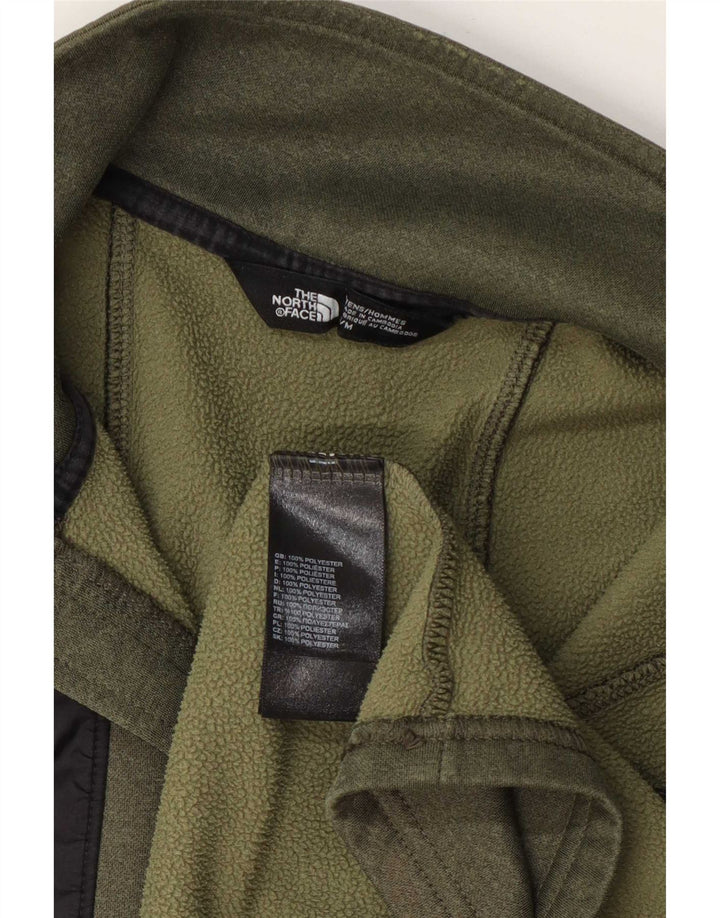 Męski sweter The North Face z zamkiem błyskawicznym i małym blokiem kolorów khaki