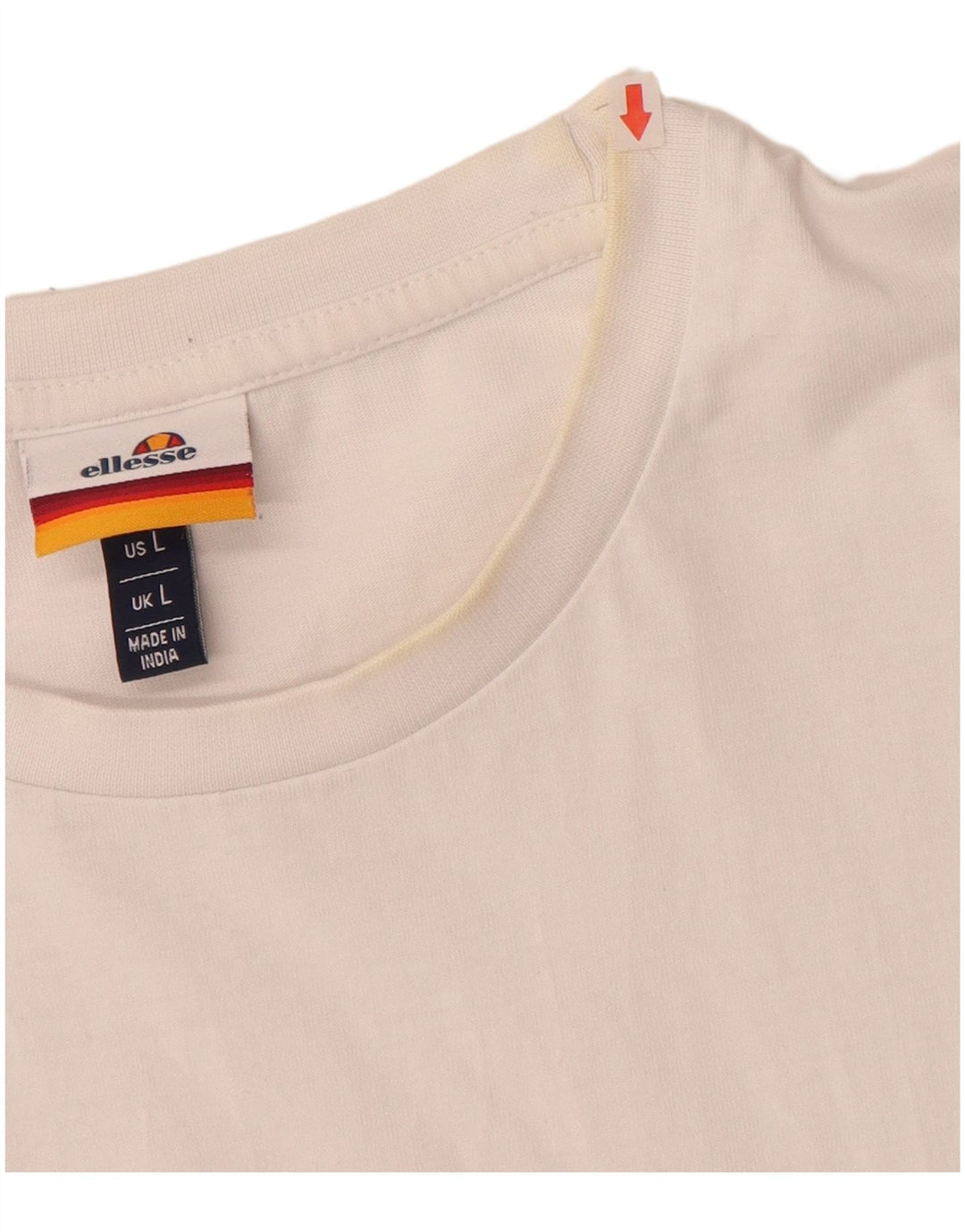 Męski T-shirt z grafiką ELLESSE, duży, biały