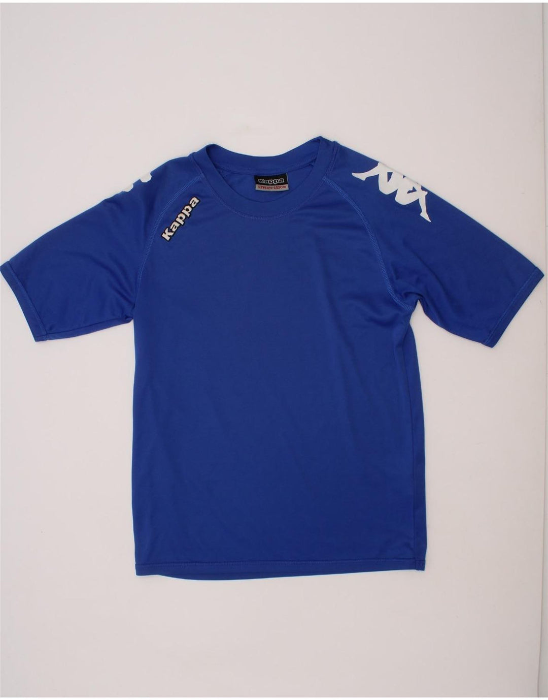 KAPPA Boys Graphic T-Shirt Top 11-12 Years Blue Polyester Vintage Kappa and Second-Hand Kappa from Messina Hembry 