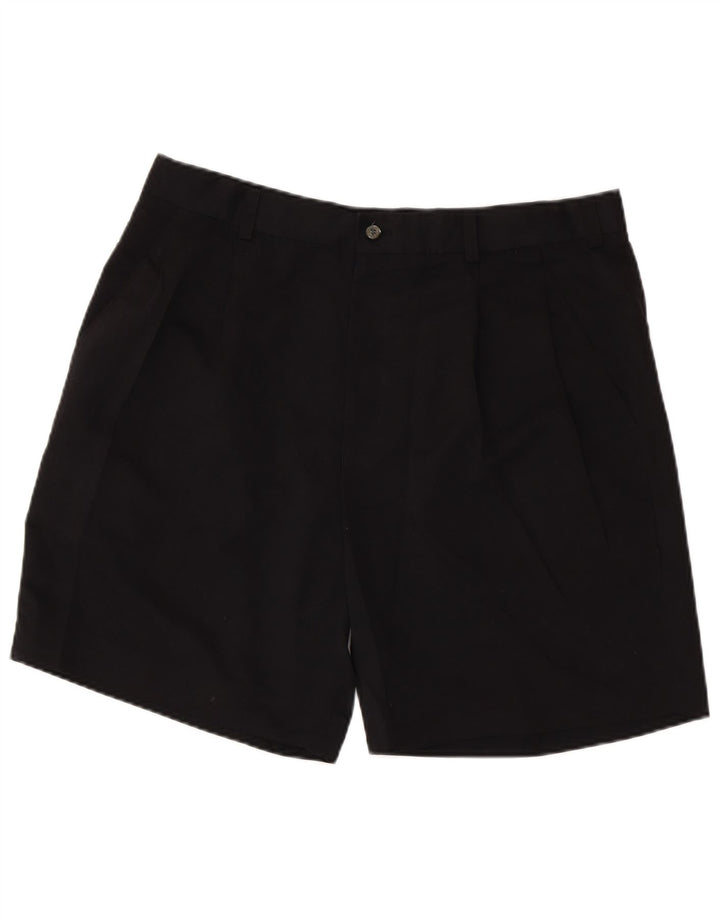 Męskie spodenki chino IZOD W38 XL, czarny poliester