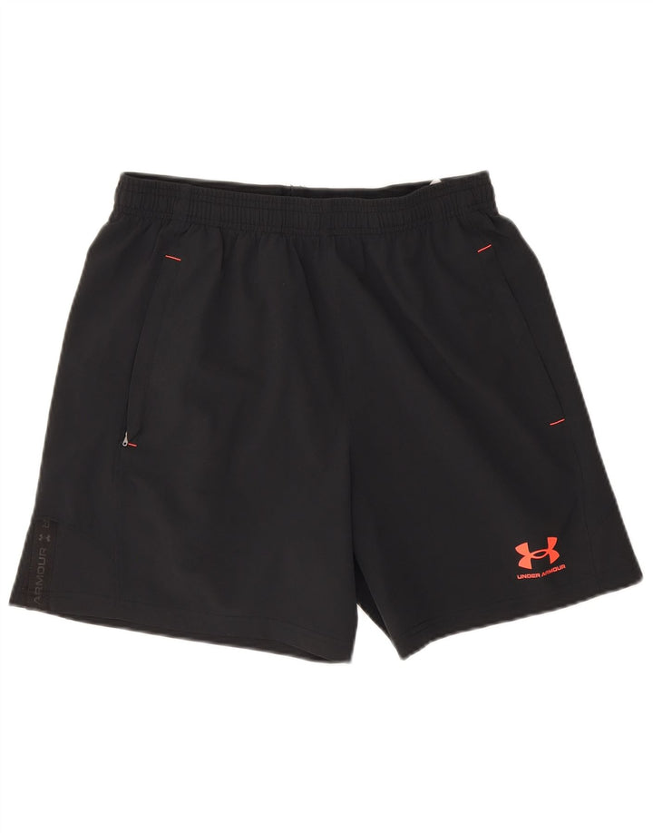 Męskie spodenki sportowe Under Armour, średni czarny poliester