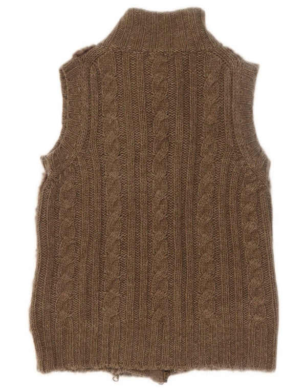 Sweter damski Massimo Dutti, UK 12, średni khaki, blok kolorów