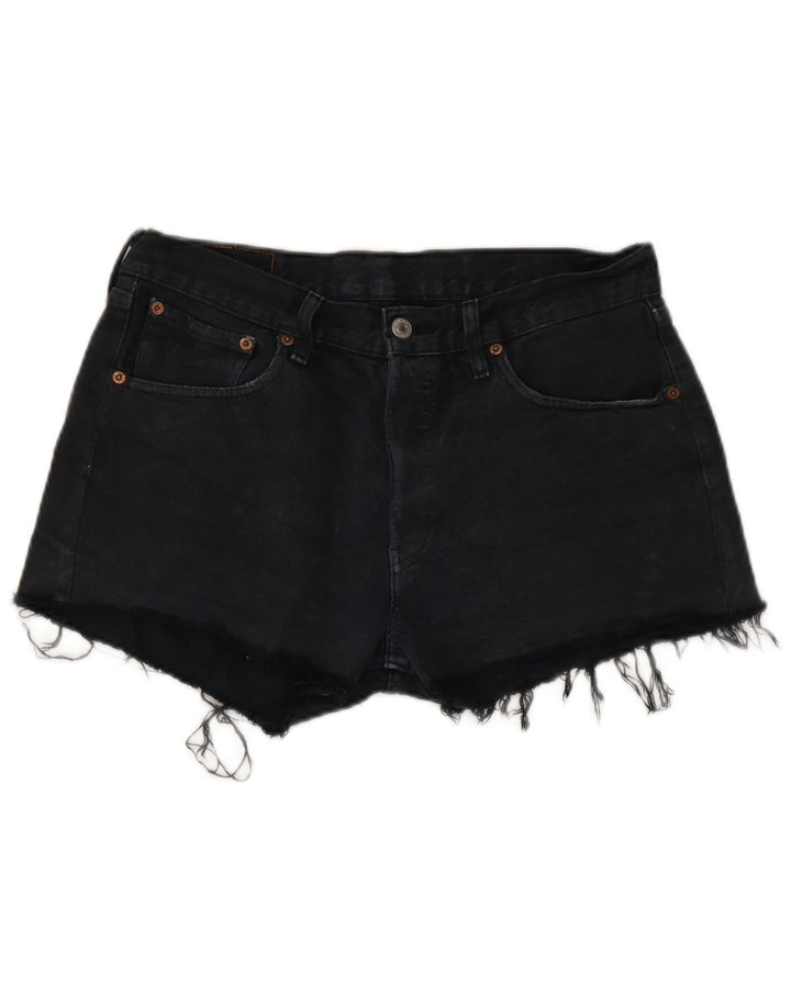 Damskie spodenki jeansowe Levi's W33 Średni granatowy, bawełniany