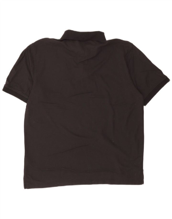Męska koszulka polo XL Izod, czarna, bawełniana