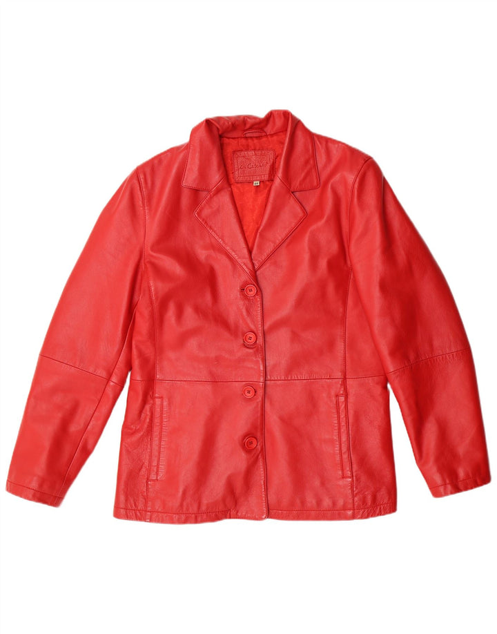 Damska kurtka skórzana IN EXTENSO IT 44 w kolorze średniej czerwieni