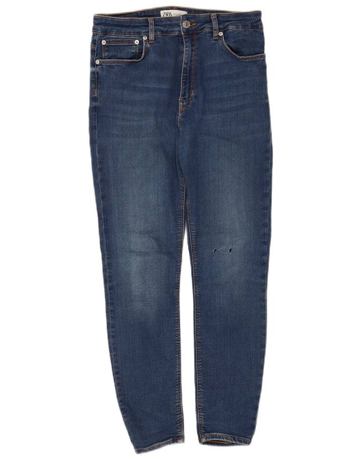 Damskie jeansy skinny Zara EU 40 Medium W30 L26 Niebieskie