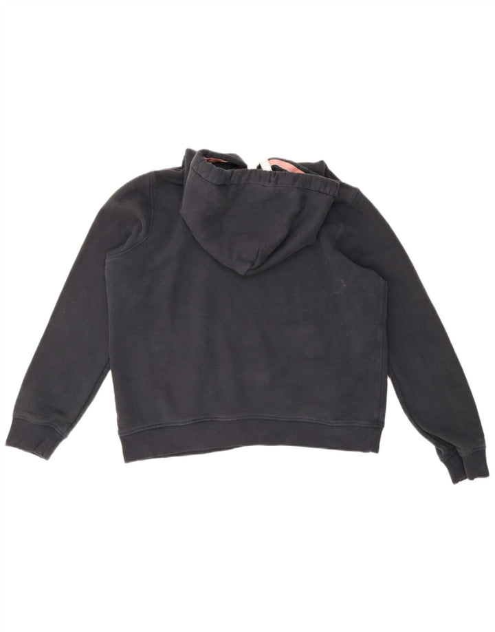 Damski sweter z kapturem Jack Wills Graphic, oversize, UK 12, średni granatowy