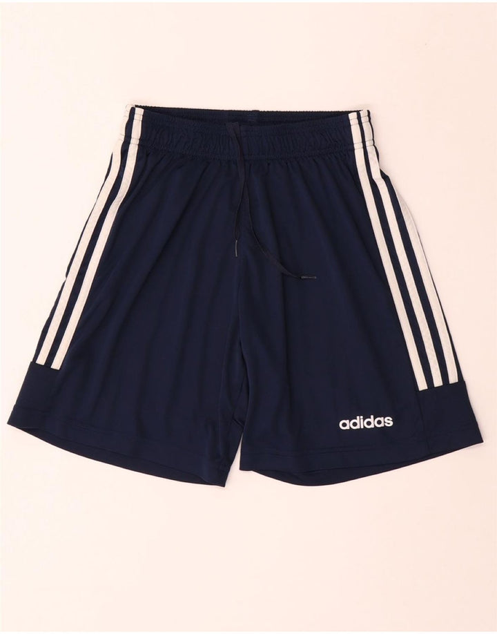 Damskie spodenki sportowe ADIDAS Aeroready UK 8, małe, granatowe, poliestrowe