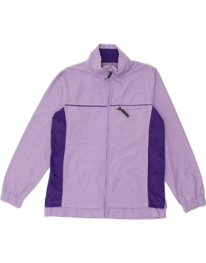 MC KEE'S Womens Tracksuit Top Jacket UK 16 Large Purple Colourblock Vintage MC Kee's and Second-Hand MC Kee's from Messina Hembry 