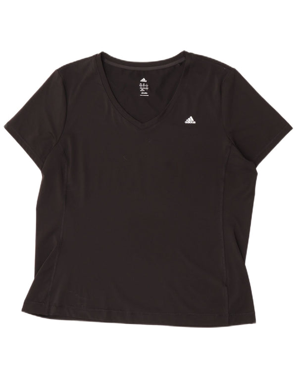 Damska koszulka Adidas Climalite Top UK 24/26 2XL Czarna