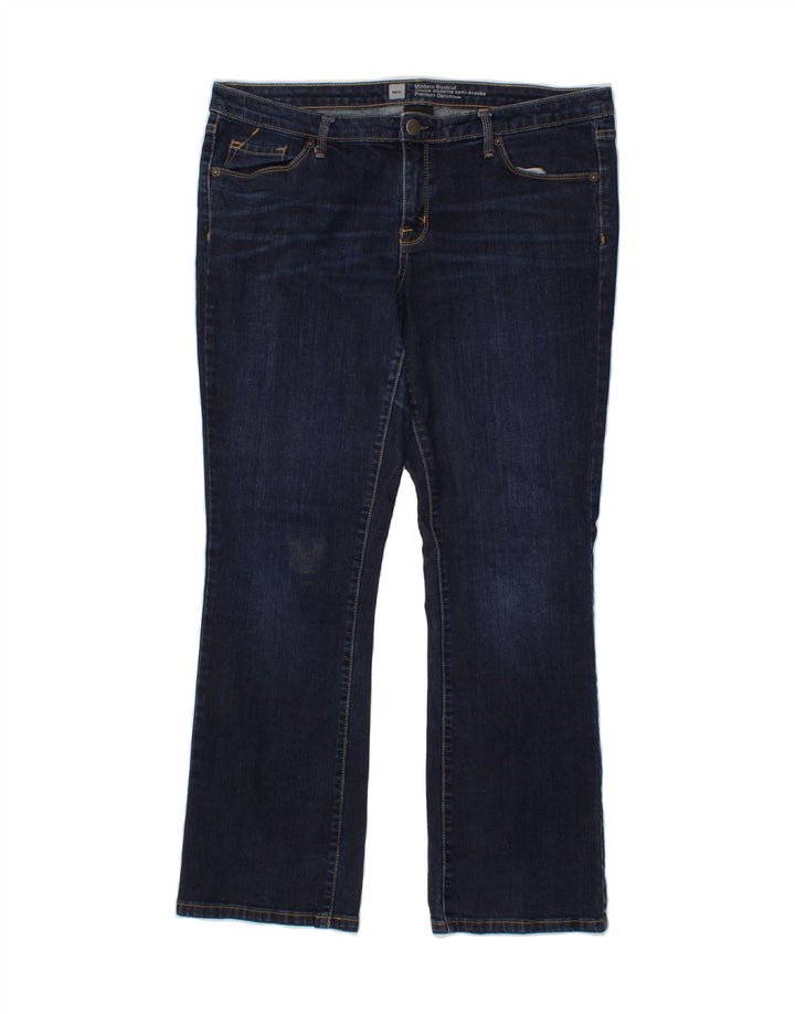MOSSIMO Womens Short Modern Bootcut Jeans US 14 XL W38 L29 Navy Blue Vintage Mossimo and Second-Hand Mossimo from Messina Hembry 