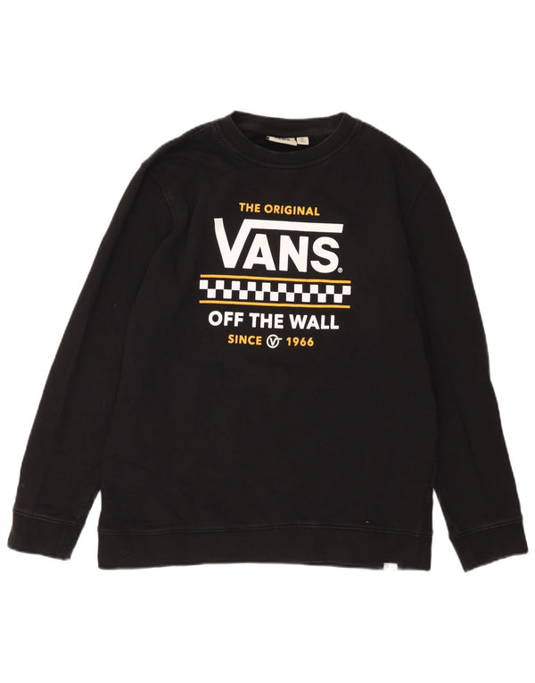 Damski sweter VANS Off The Wall Graphic, brytyjski 18 XL, czarny, bawełniany