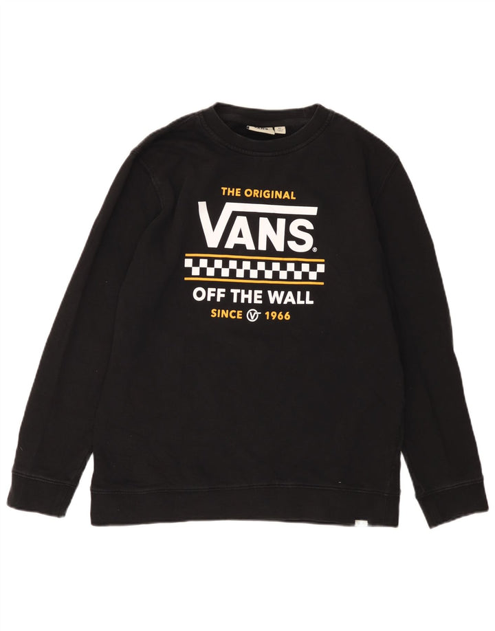 Damski sweter VANS Off The Wall Graphic, brytyjski 18 XL, czarny, bawełniany