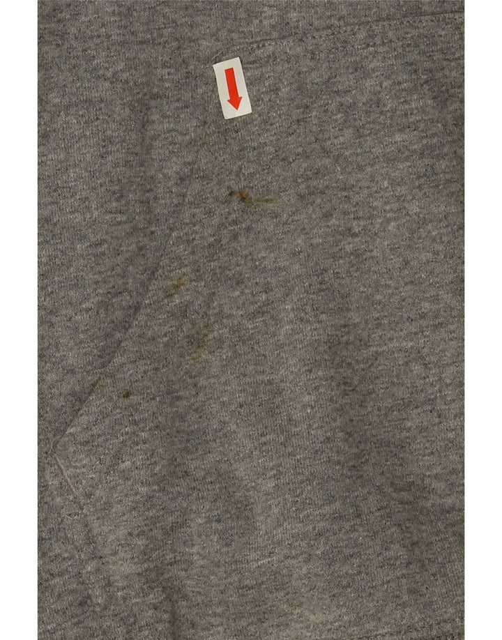 Męski sweter z kapturem Vans z grafiką, mały, szary, bawełniany