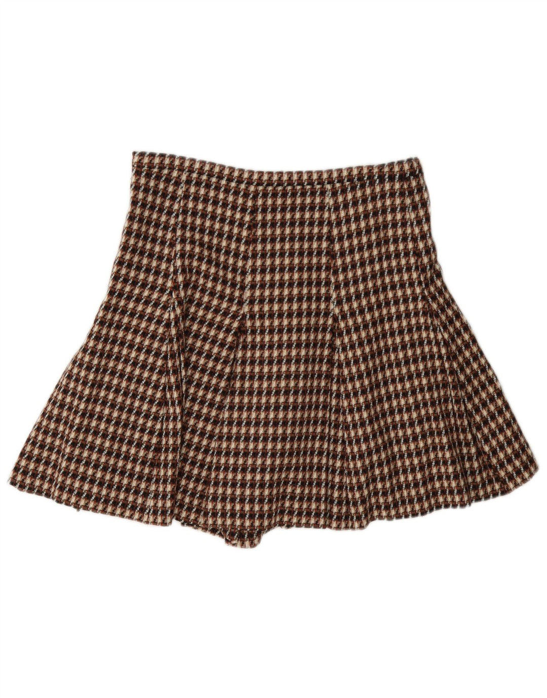 i Blues Damskie spodenki Cullotes UK 8 Small W27 Brązowa wełna w kratkę