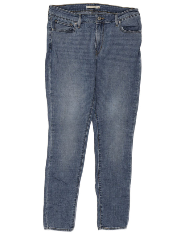 Damskie jeansy Levi's 711 Skinny W32 L30 Niebieskie bawełniane