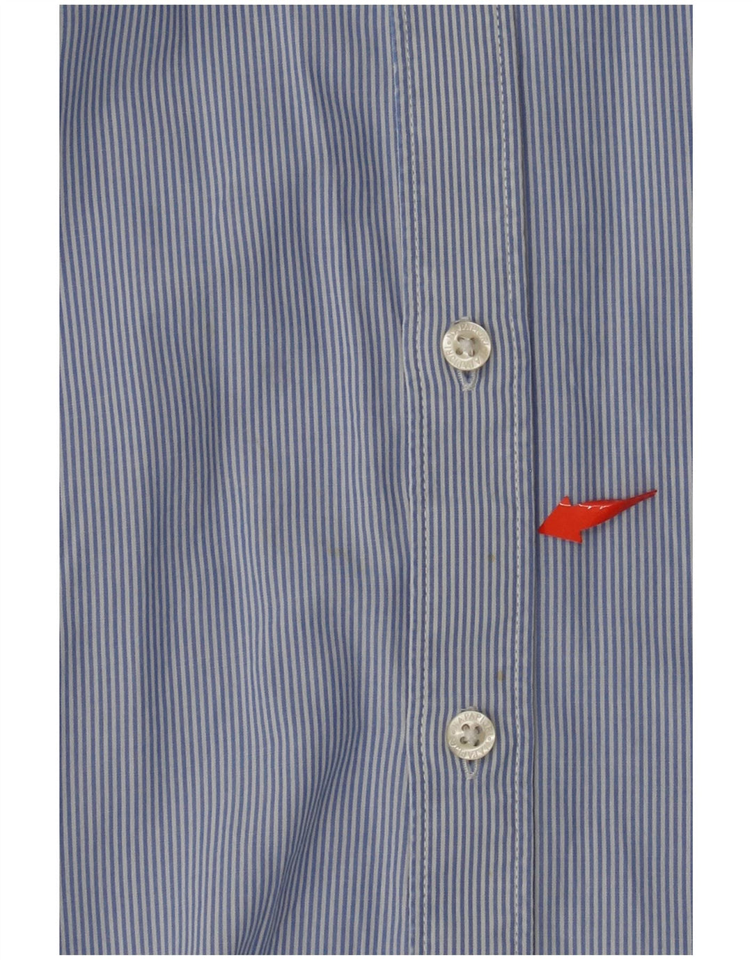 Koszula męska NAPAPIJRI Urban Fit XL, niebieska, bawełniana w prążki