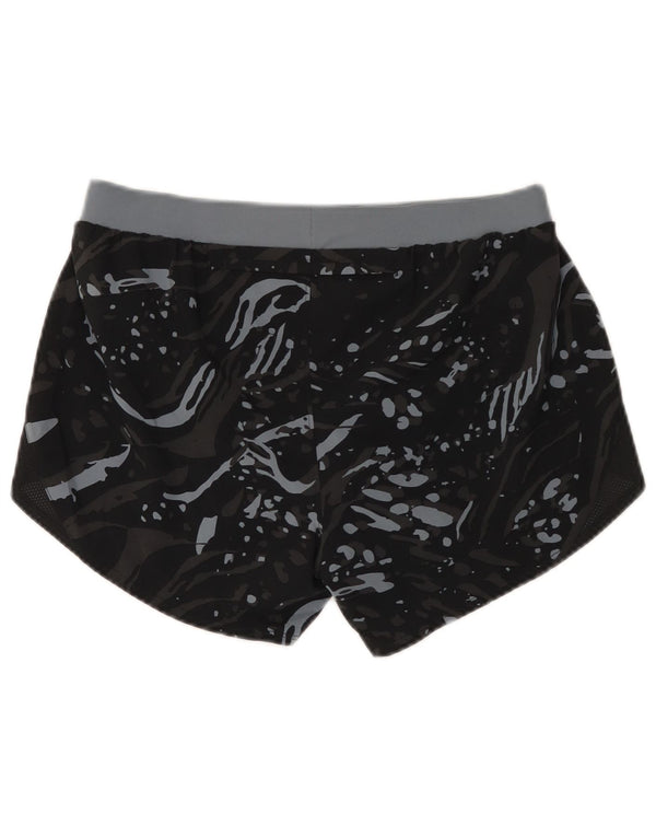 Damskie spodenki sportowe Under Armour UK 14, średnie czarne, poliestrowe w cętki