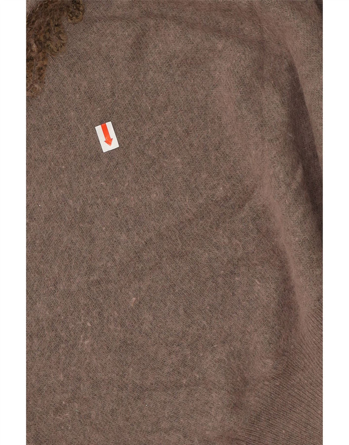 VINTAGE Womens Turtle Neck Jumper Sweater IT 56 2XL Brown Vintage Vintage and Second-Hand Vintage from Messina Hembry 