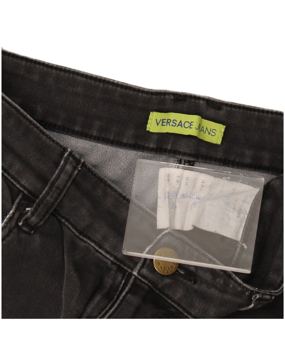 Dżinsy damskie Versace W28 L29 szare